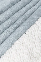 Bluish Grey - Sherpa Blanket