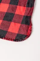 Red Plaid - Sherpa Blanket