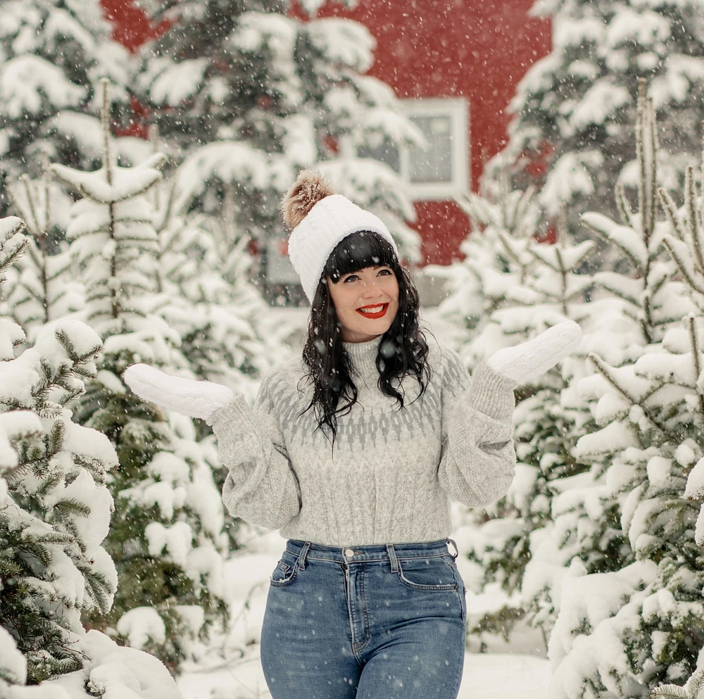 Black - Cozy Lined Hat