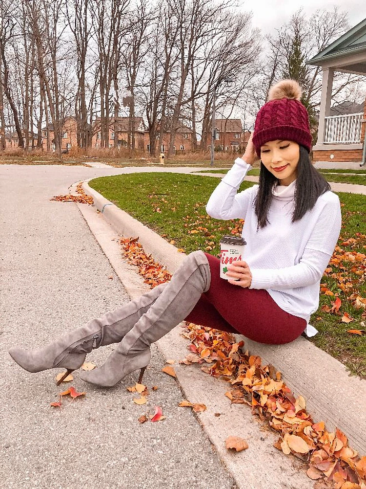 Burgundy - Cozy Lined