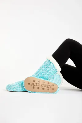 Sky Blue - Cozy Slipper Socks