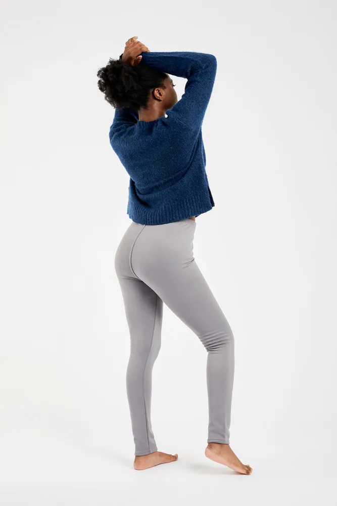 Stormy Gray - Cozy Lined Leggings