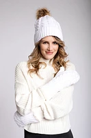 White - Cozy Lined Hat