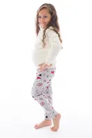 Xmas Bear Kid's - Cozy Lined Leggings