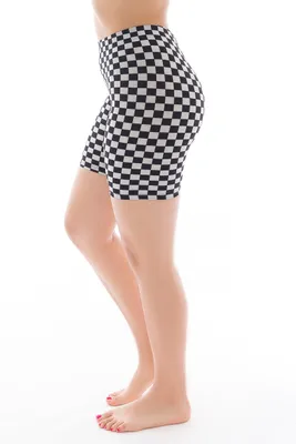 Grey Chess Shorts