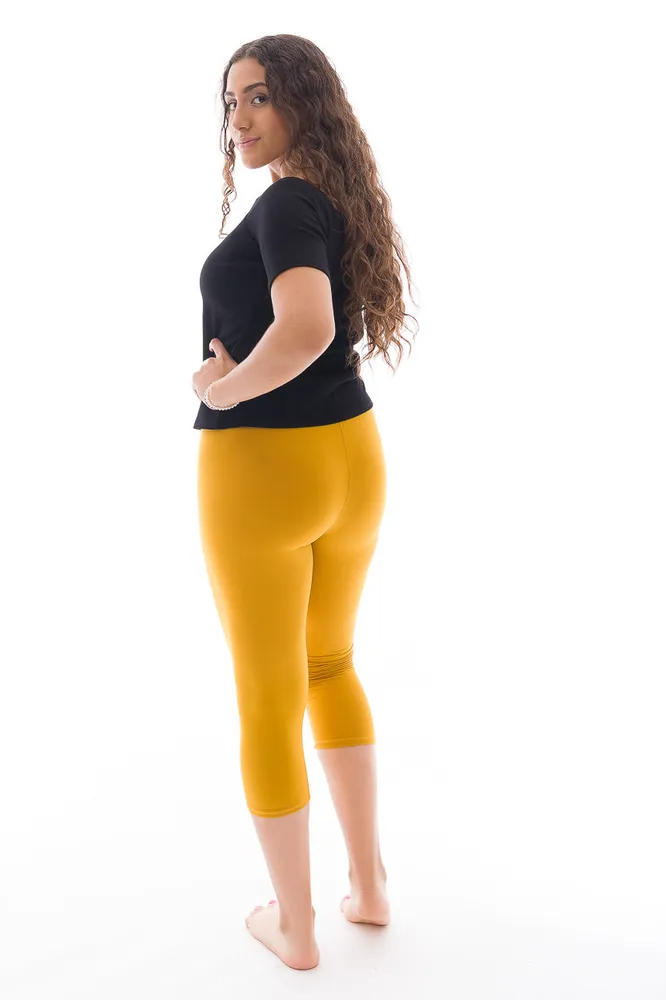 Mustard Yellow - Capris