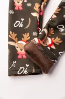 Oh Deer Kid's - Cozy Lined Leggings