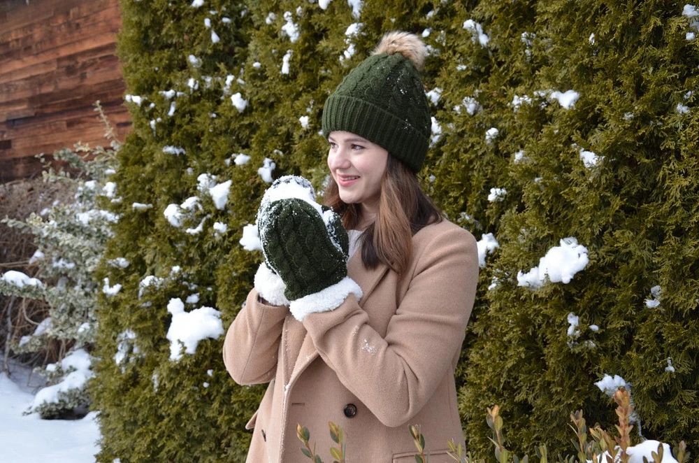 Black - Cozy Lined Hat