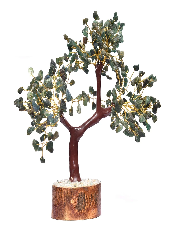 KACHVI Crystal Tree  | Dk Green_Gold