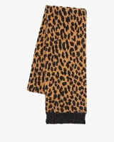 Modern Leopard Knit Scarf