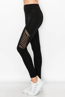 Mesh Detail Pocket Legging