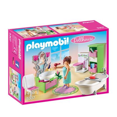Salle de bains et baignoire Playmobil Dollhouse 5307