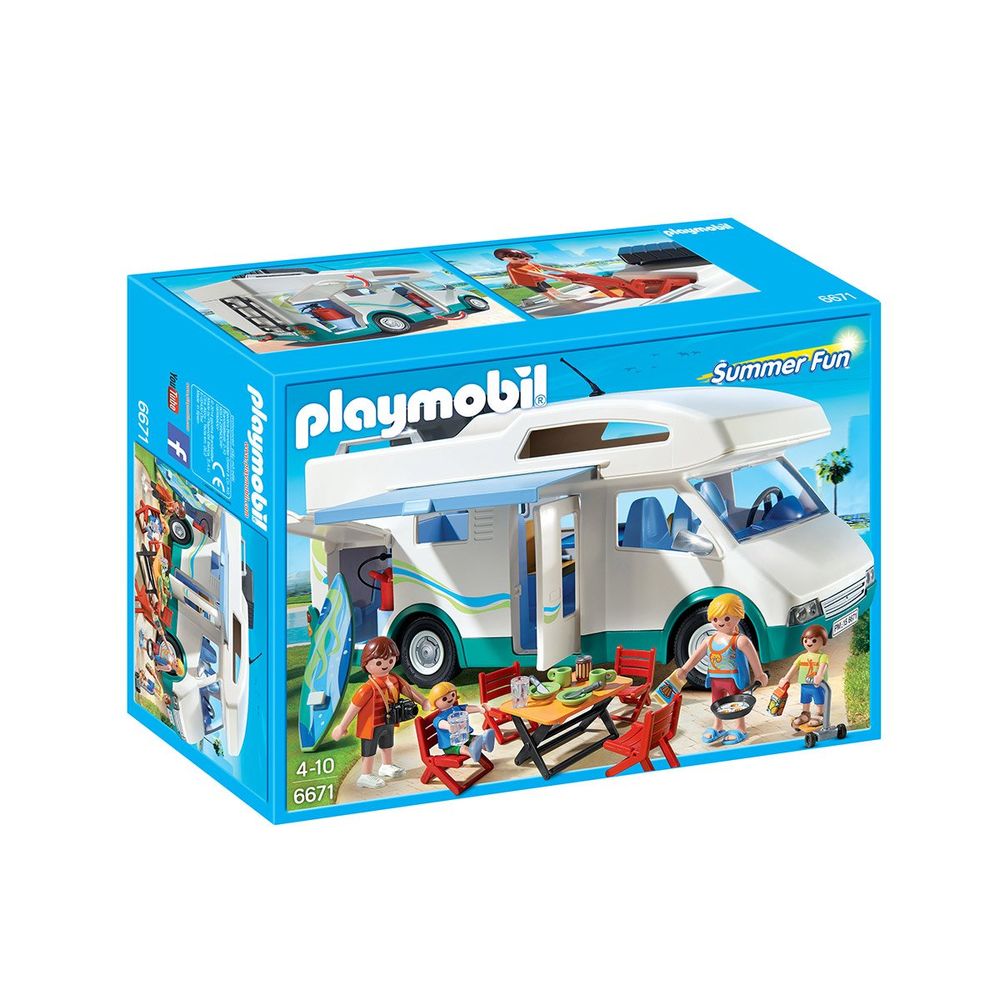 Famille avec camping-car Playmobil Summer Fun - 6671