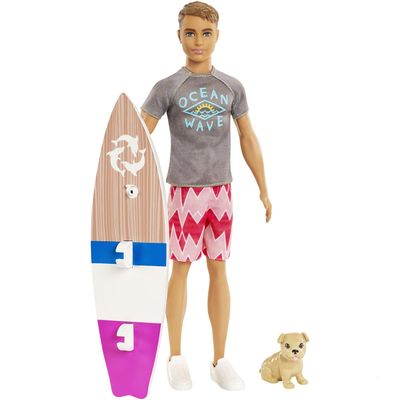 Ken surfeur et son chien