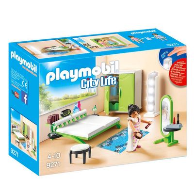 Chambre avec espace maquillage Playmobil City Life