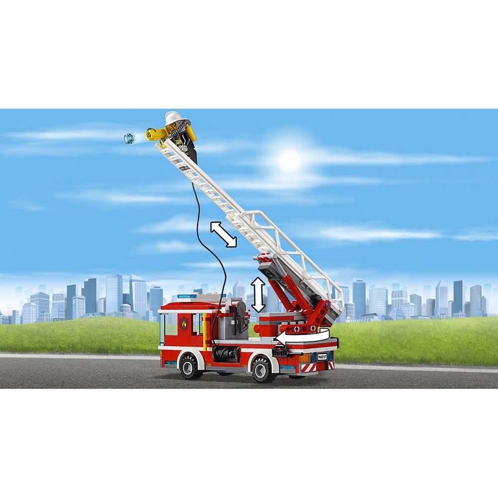 Le camion de pompiers avec échelle LEGO® city 60107