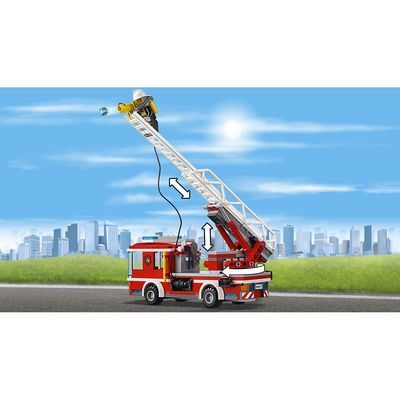 Le camion de pompiers avec échelle LEGO® city 60107
