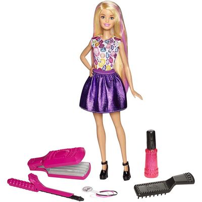 Poupée Barbie boucles et couleurs