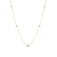 DIAMONDS BY THE INCH 5 STATION NECKLACE - La Maison Monaco