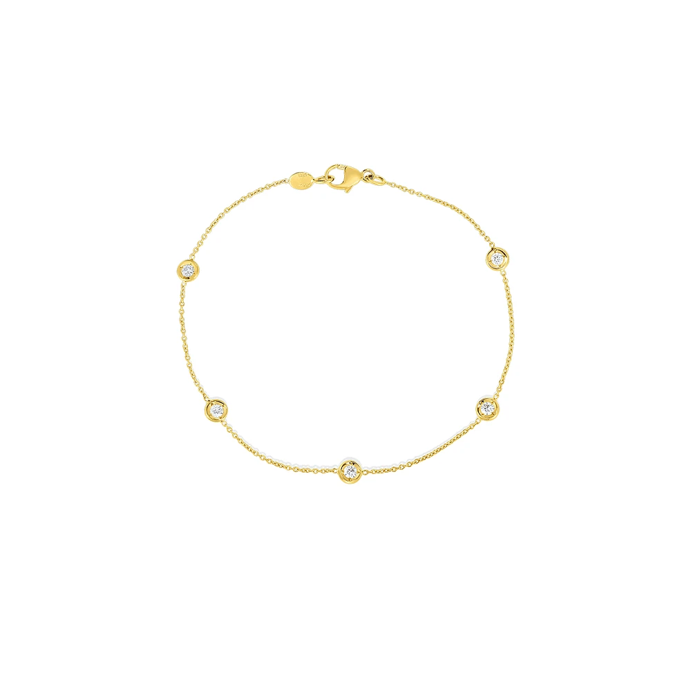 DIAMONDS BY THE INCH FIVE STATION BRACELET - La Maison Monaco