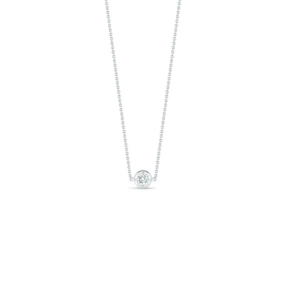 NECKLACE W 1 DIAMOND STATION - La Maison Monaco