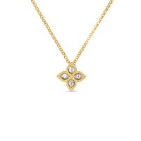 PRINCESS FLOWER DIAMOND NECKLACE