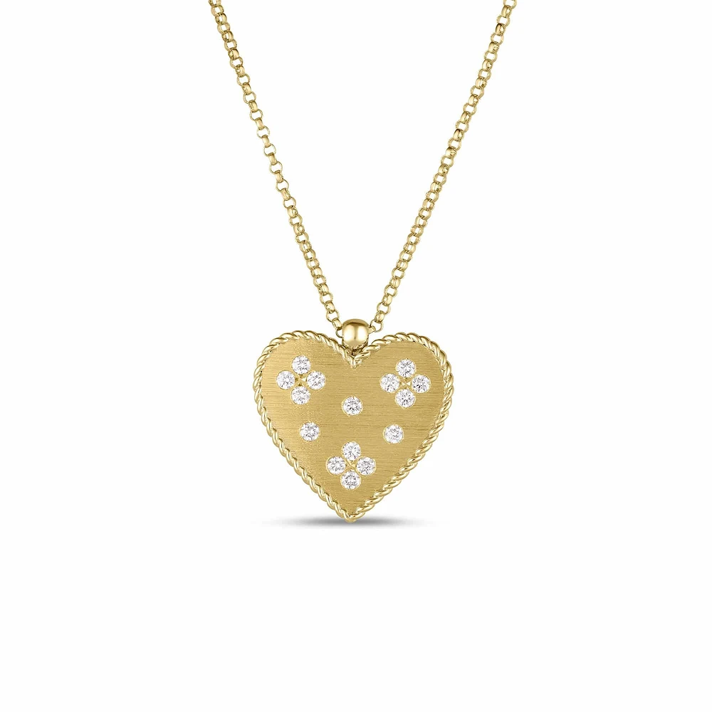 VENETIAN PRINCESS LG HEART NECK - La Maison Monaco