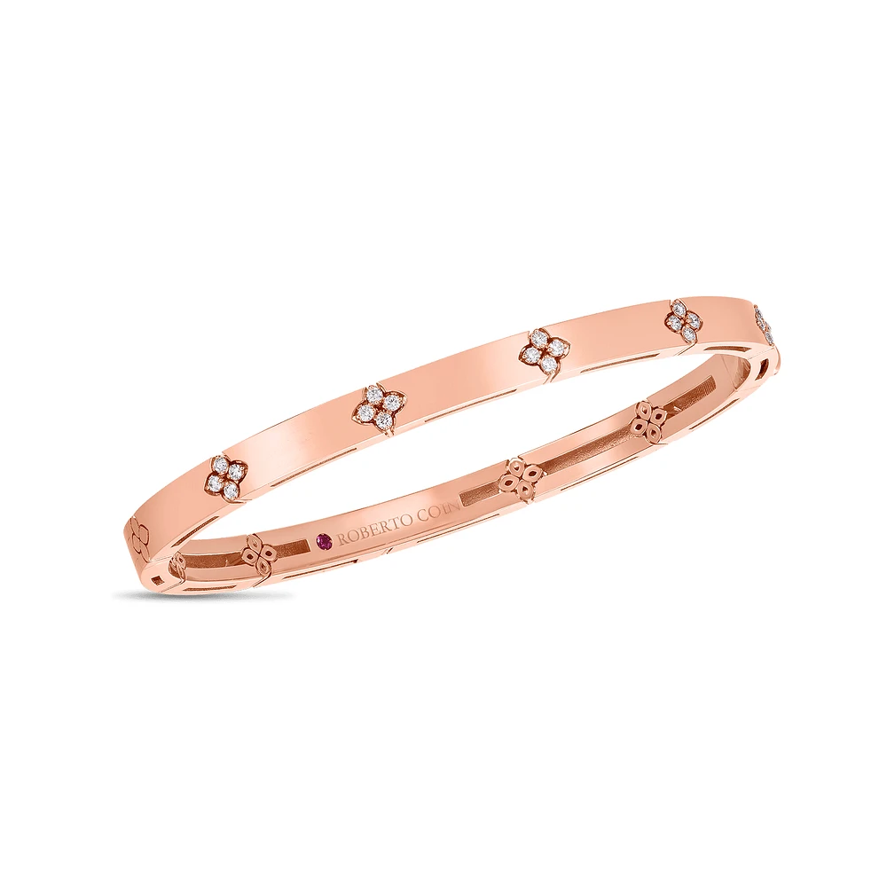 LOVE IN VERONA NARROW WIDTH DIAMOND ACCENT BANGLE