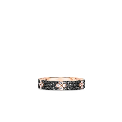 LOVE IN VERONA BLACK AND WHITE DIAMOND RING - La Maison Monaco