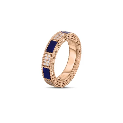 BLUE LAPIS MOSAIC RING - La Maison Monaco