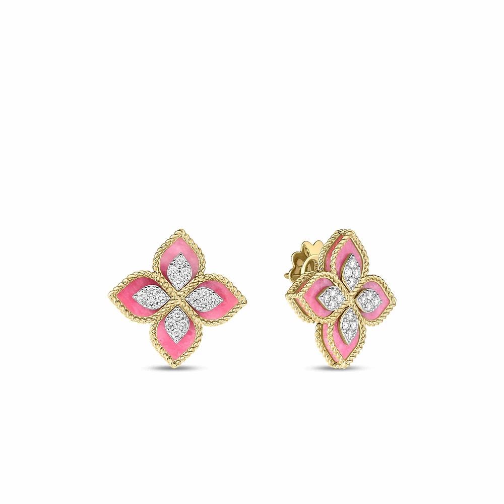 VENETIAN PRINCESS RHODONITE EARRINGS - La Maison Monaco