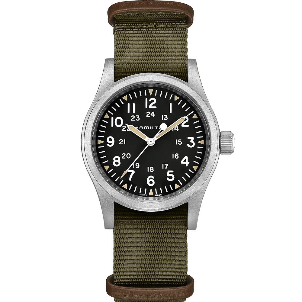 Khaki Field Mechanical 38mm - La Maison Monaco