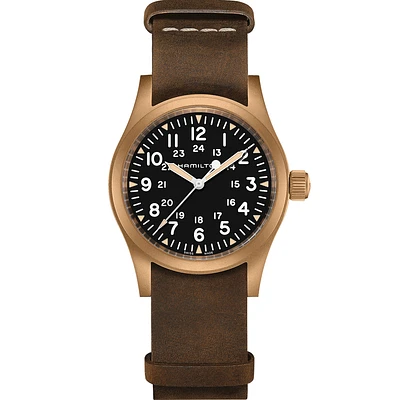 Khaki Field Mechanical Bronze - La Maison Monaco