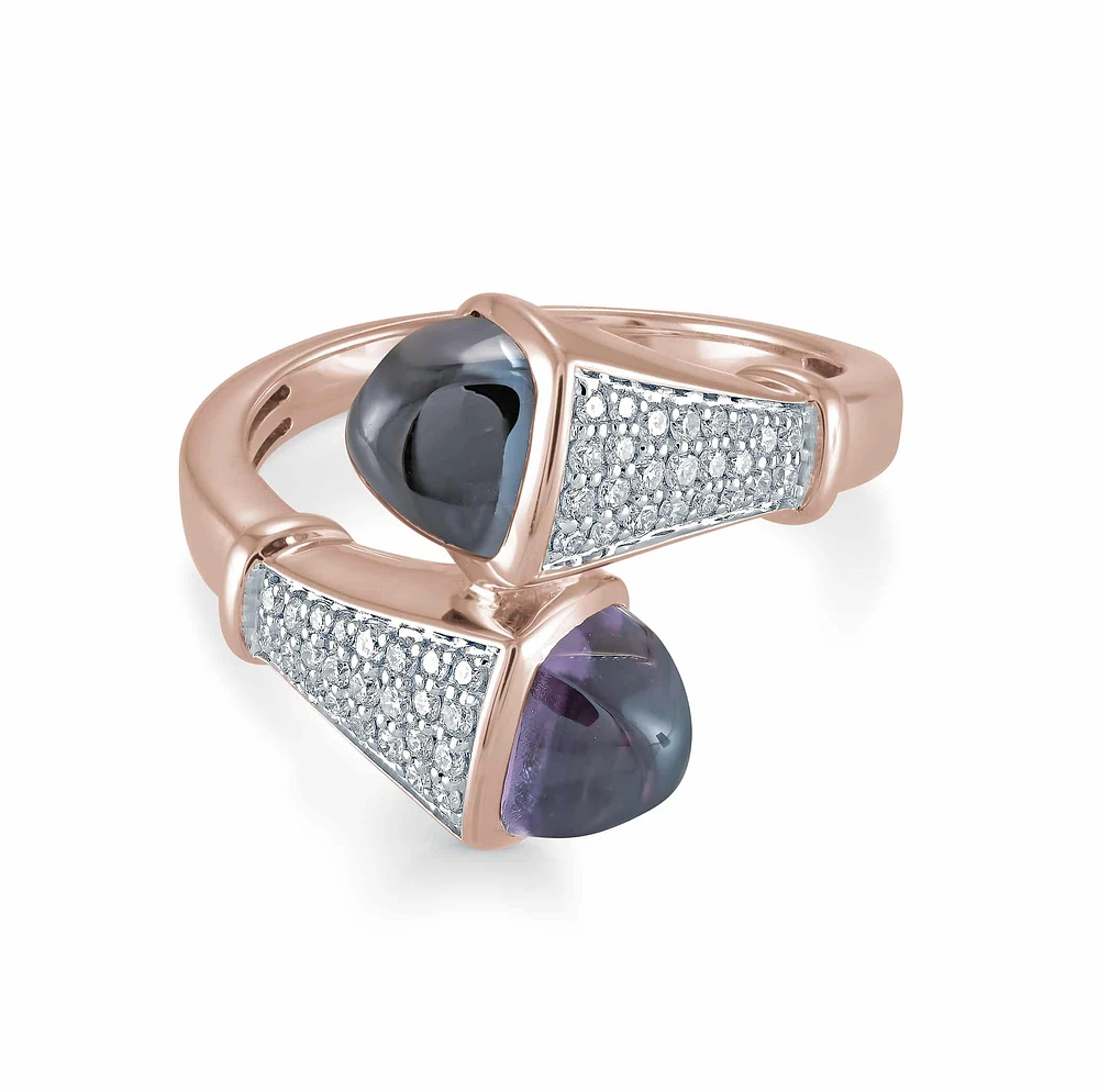 Jardin Exotique Amethyst & Blue Topaz - La Maison Monaco