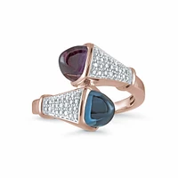 Jardin Exotique Amethyst & Blue Topaz - La Maison Monaco