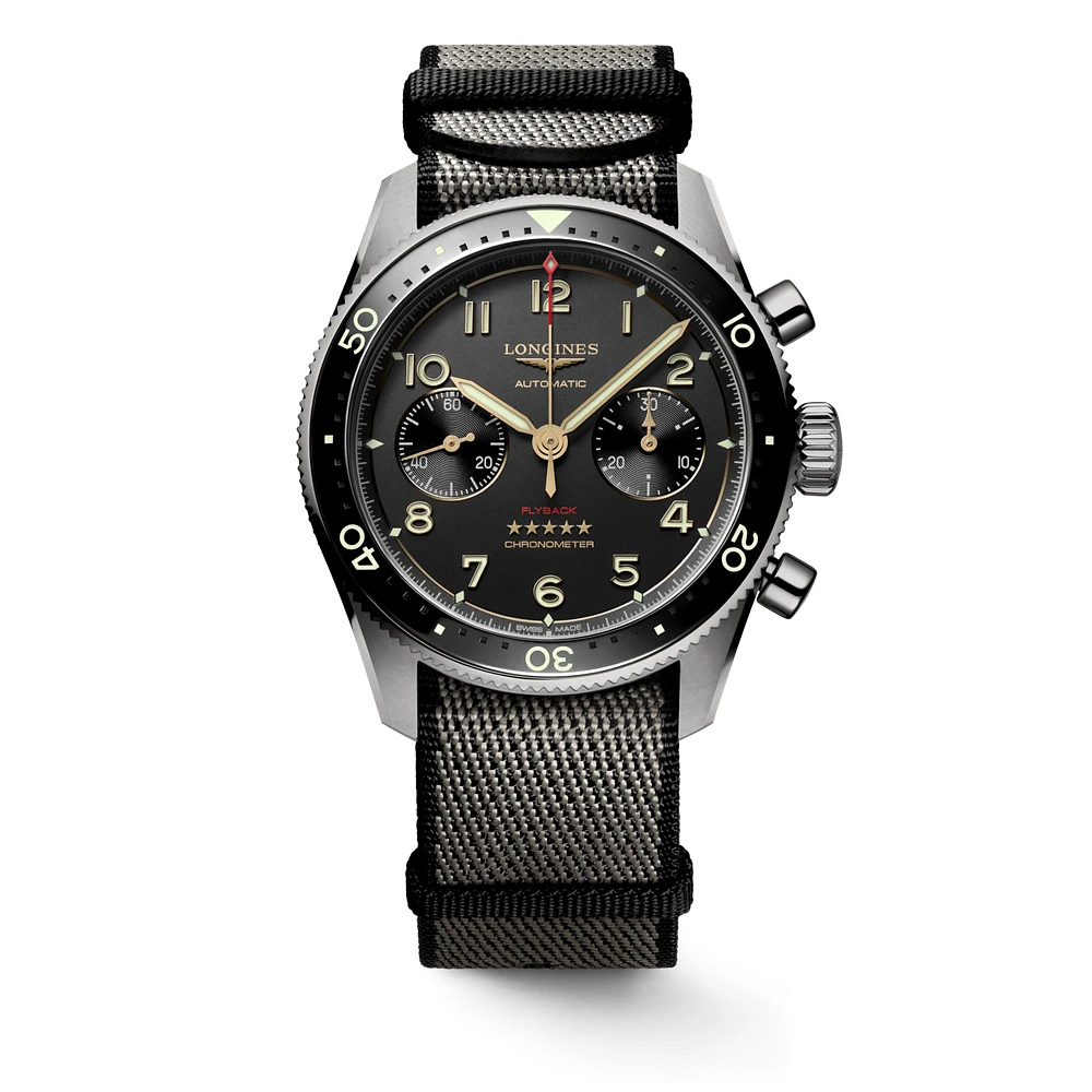 LONGINES SPIRIT FLYBACK TITANIUM