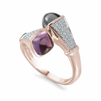 Jardin Exotique Amethyst & Blue Topaz - La Maison Monaco