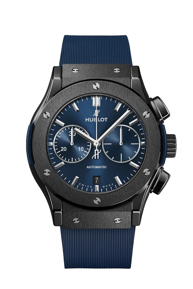 Classic Fusion Ceramic Blue Chronograph 45 mm - La Maison Monaco