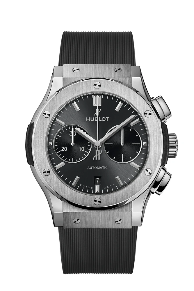 Classic Fusion Racing Grey Chronograph Titanium mm