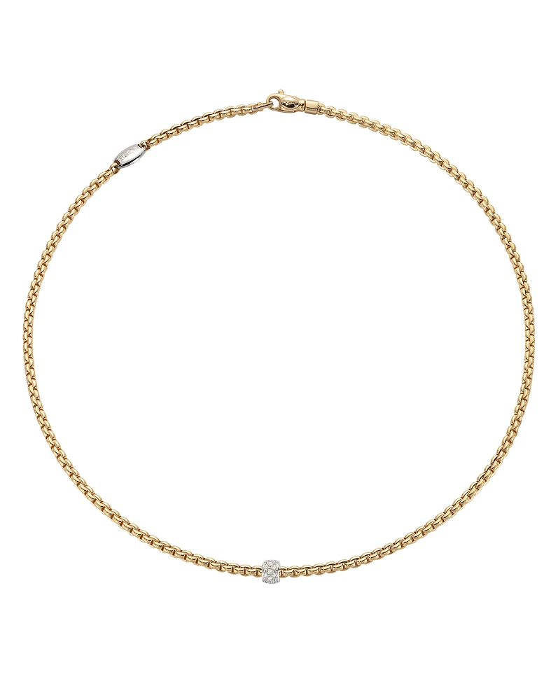 Necklace with diamond pave' - La Maison Monaco