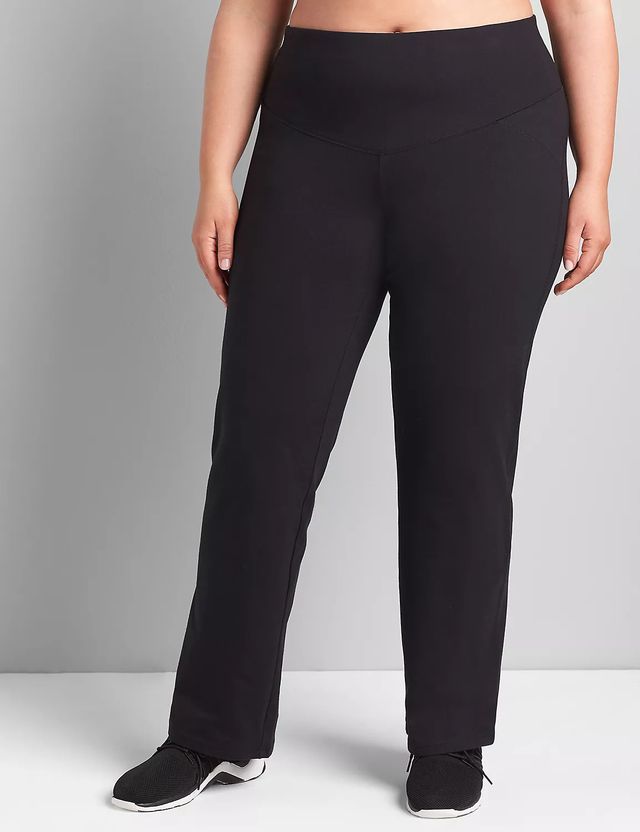 Lane Bryant Livi Yoga Pant With Smoothing Control Tech / Black