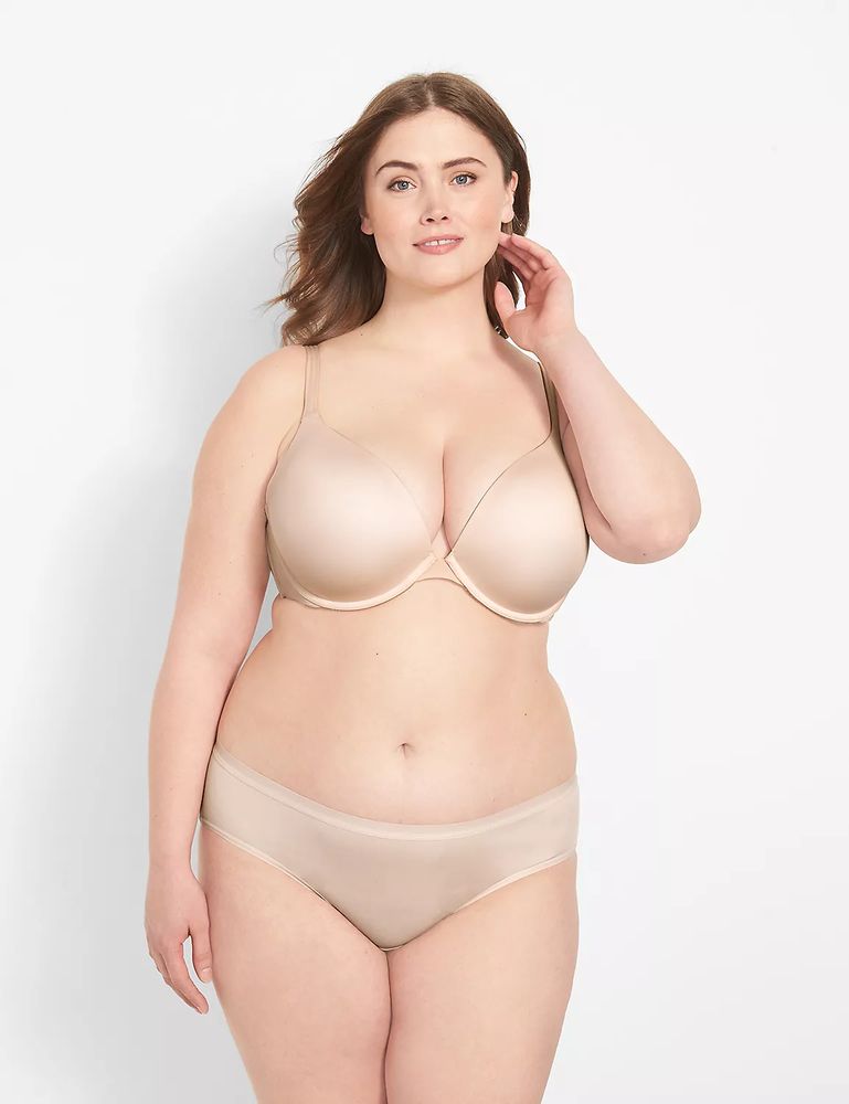 Lane Bryant No-Show Full Brief Panty / Sand Dollar