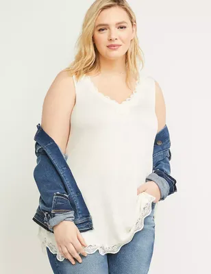 Lace-Trim Swing Tank