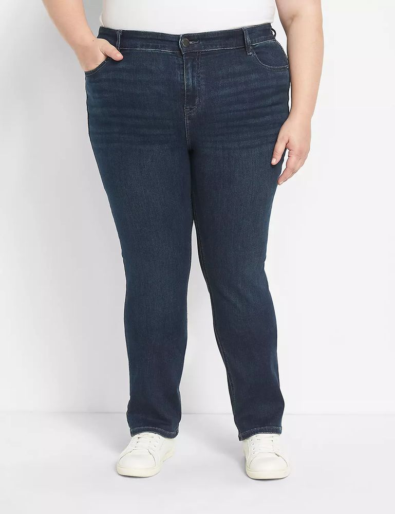 Straight Fit High-Rise Straight Jean