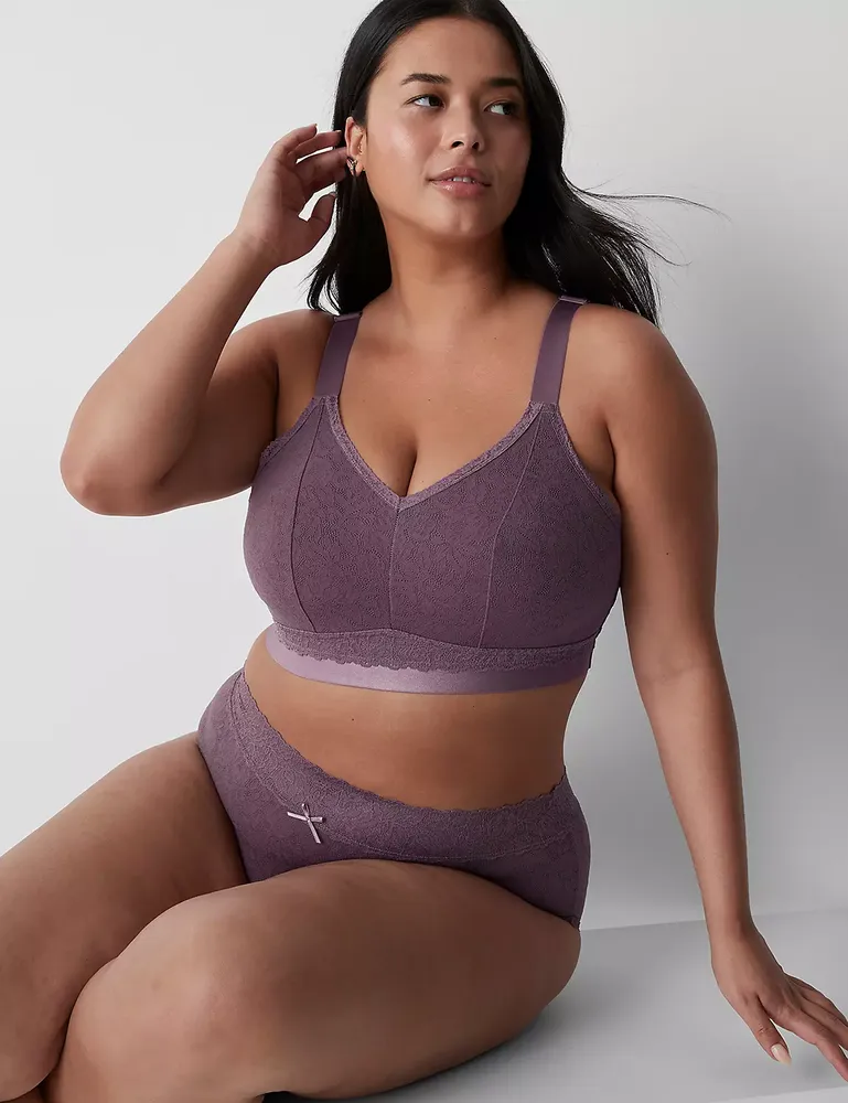 Totally Smooth Lightly Lined Full Coverage Bra, LaneBryant