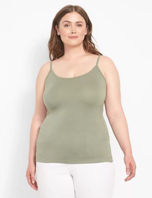 Fitted Scoop-Neck Cami