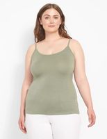 Fitted Scoop-Neck Cami