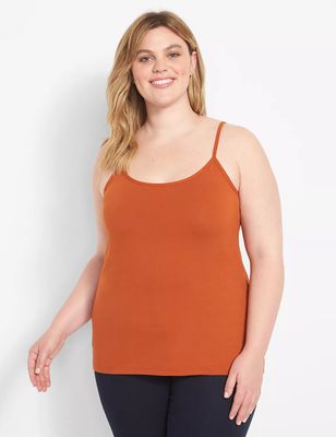Fitted Scoop-Neck Cami