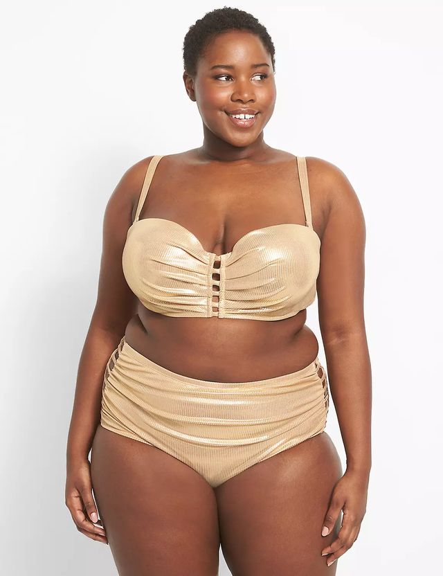 NEW LANE BRYANT CACIQUE CONTROL WEAR CAFE MOCHA HIGH WAIST THIGH