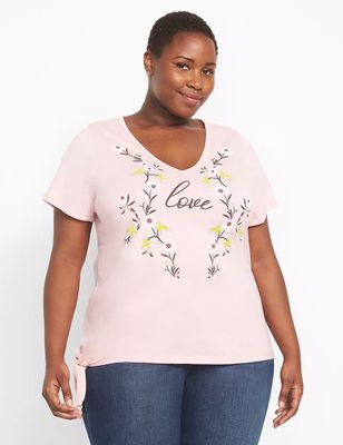 Classic Floral Love Graphic Tee
